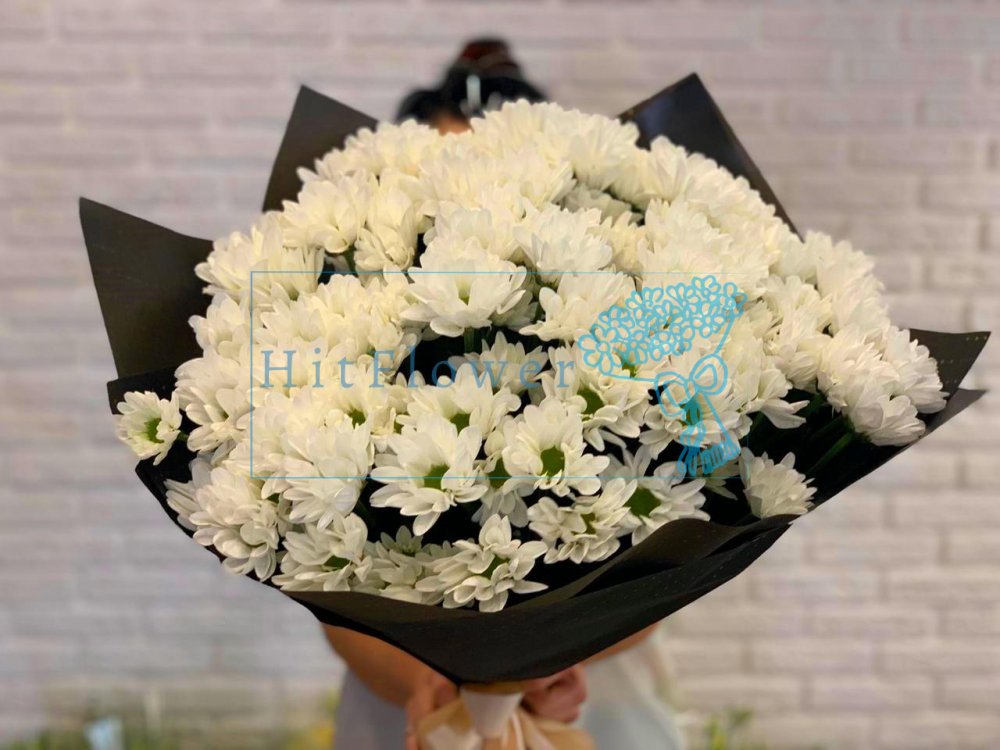 Букет цветов Поле ромашек Букет цветов из: Хризантемы